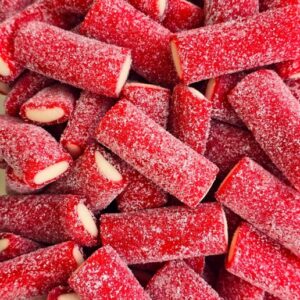 Vidal Import Swedish XL Sour Strawberry Fruit Candy 2.2lb Bulk